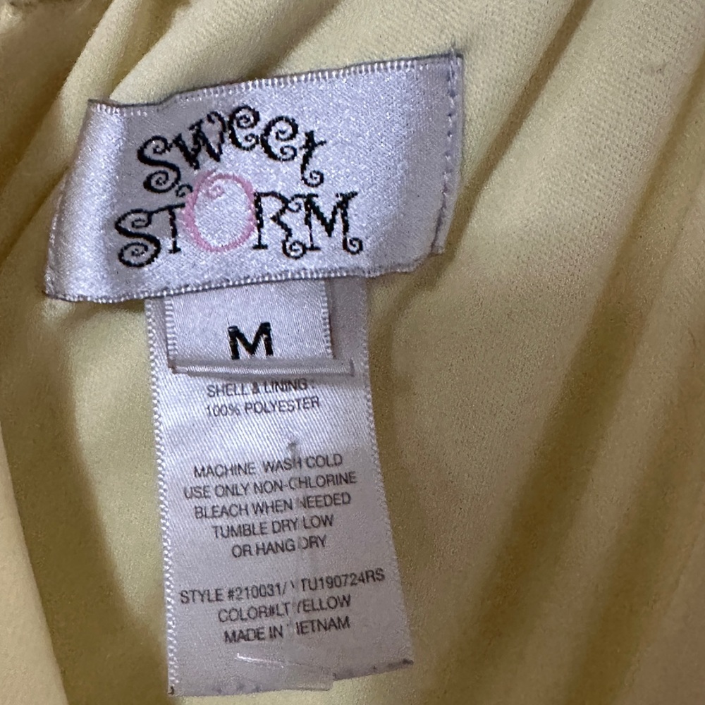 Sweet Storm Yellow Chiffon Halter Maxi Dress - Picture 2 of 4